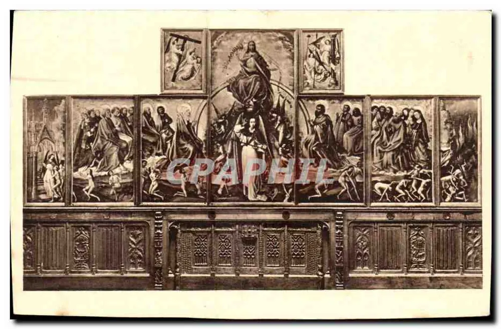 Retabel des Jüngsten Gerichts — Roger Van Der Weyden — Braun & Cie, imp. Mulhouse-Dornach - Vorderseite