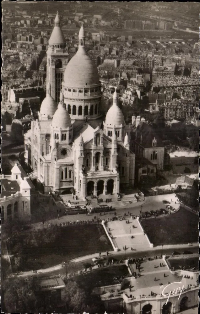 Basilika des Heiligen Herzens — Luftbild — 'GUY' Kunstausgabe - Vorderseite