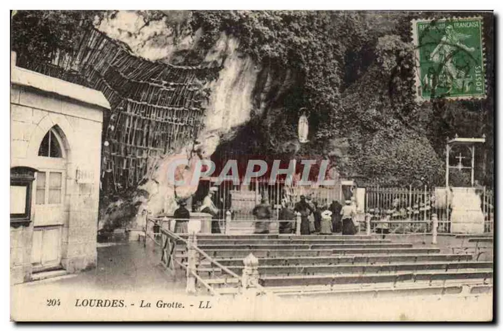 LOURDES - A Gruta - LL - 204 - Frente