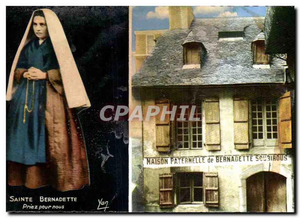 Sainte Bernadette Soubirous — Das väterliche Heim von Bernadette Soubirous — Édition YANP, n°53 - Vorderseite
