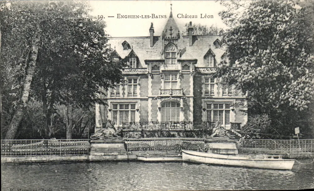 Enghien-les-Bains — Château Léon — éditeur P. Marmuse, Paris - Frente