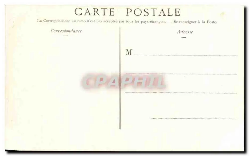 Enghien-les-Bains — Château Léon — éditeur P. Marmuse, Paris - Verso
