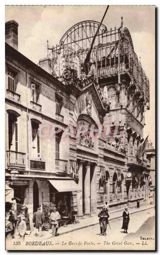 Bordeaux — A Grande Porta — editor SELECT, n° 185 - Frente