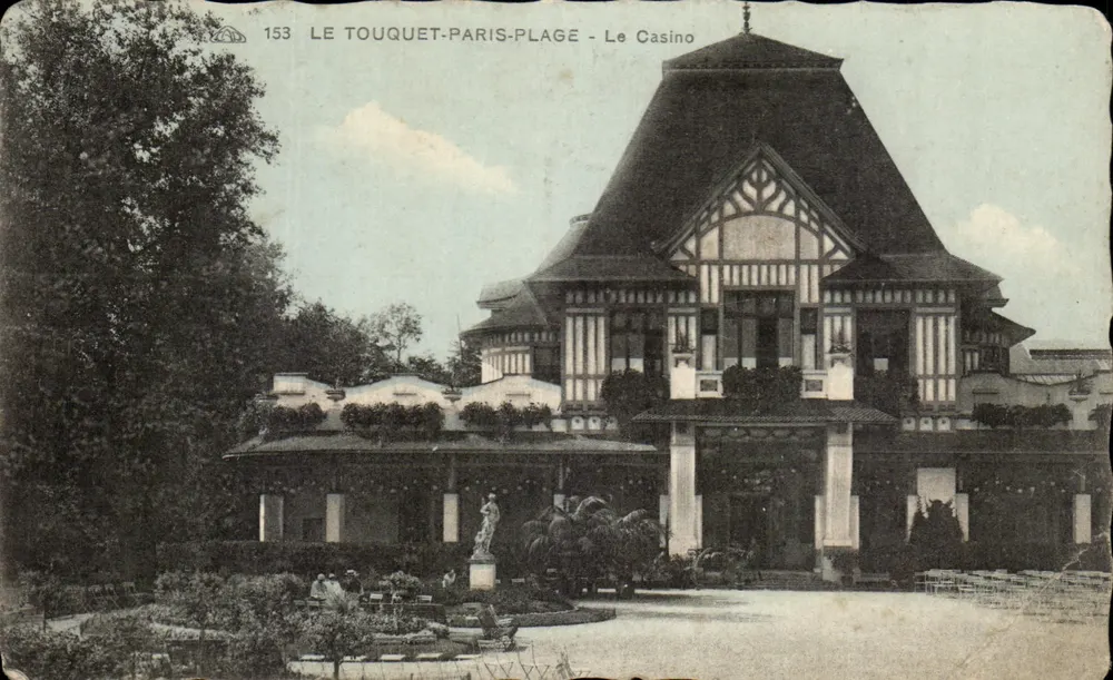Le Touquet-Paris-Plage — Le Casino — éditeur imprimeur non visible, n° de série 153 - Vorderseite