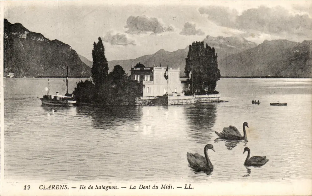 Clarens — Île de Salagnon — La Dent du Midi — LL. - Vorderseite