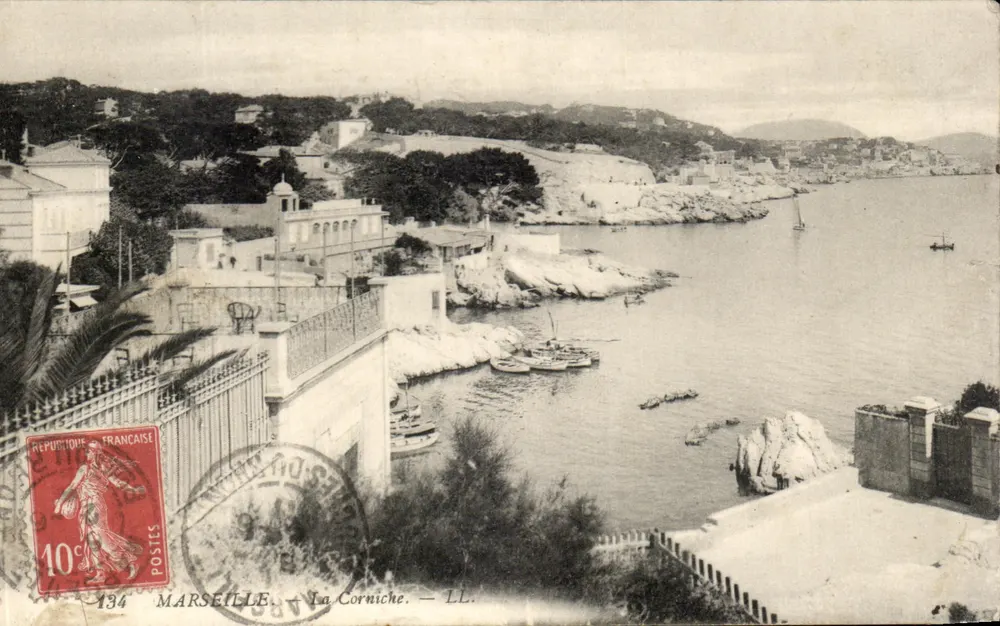 Marselha — A Corniche — LL. — Editor LL. - Frente