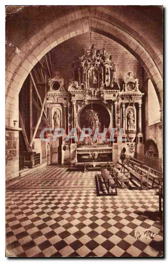 Die Insel Noirmoutier — Die Kirche, eines der schönen geschnitzten Altäre (17. Jahrhundert) — Éditions Artistiques Raymond Bergevin - Vorderseite