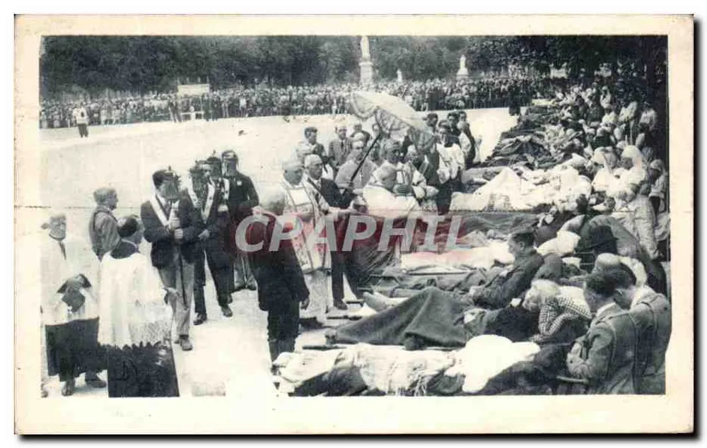 Visita a Lourdes — El Castillo-Fortaleza y el Museo Pirineo — Ed. P. Tavet, Lourdes - Anverso