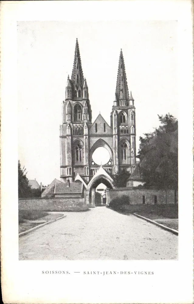 Soissons — Saint-Jean-des-Vignes — editor não visível - Frente
