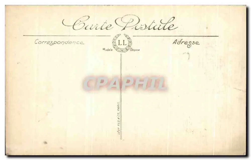 Bourges — Die Decke der Kapelle — Das Palais Jacques Cœur — Ausgabe der Damen Frankreichs - Rückseite