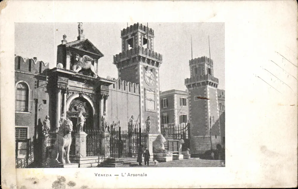 Veneza — A Arsenale — Off. Graf. C. Ferrari Edit. Veneza - Frente