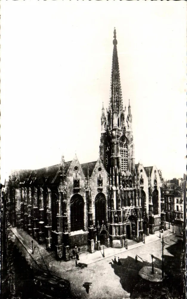 Lille — A Igreja de São Maurício — Edição Gorlier & Galtieux - Frente