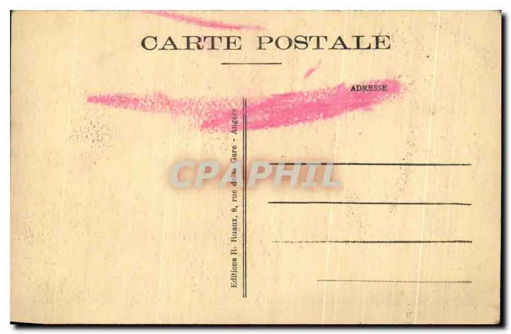 Angers — Vista generale del Maine — Edizioni R. Ruanx - Verso