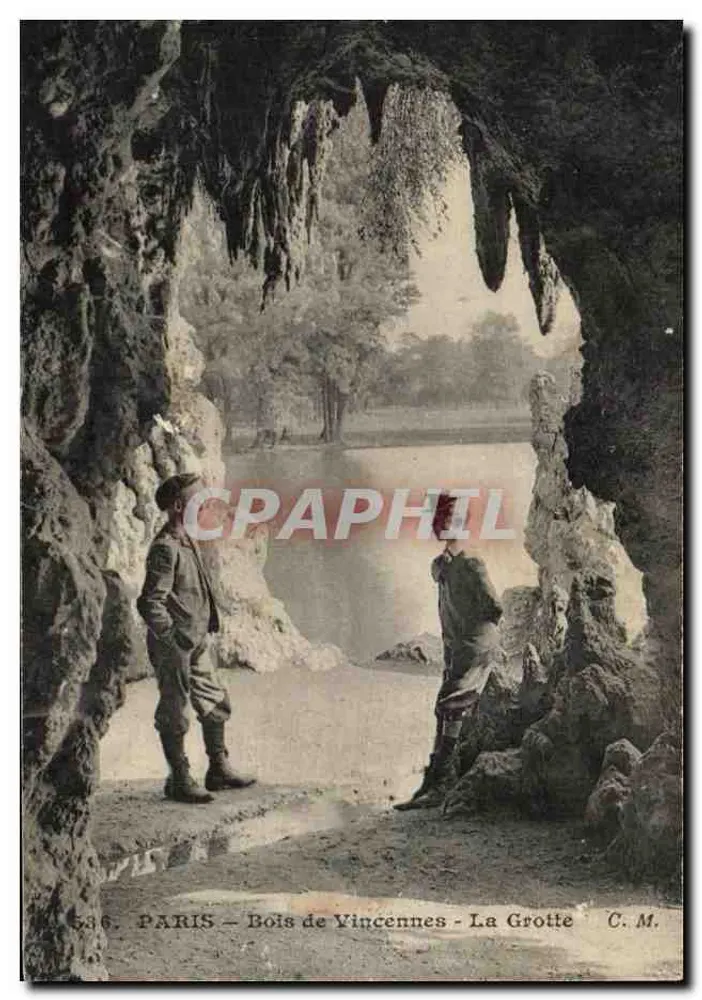 PARIS – Bois de Vincennes – Die Höhle — C. M. n° 536 - Vorderseite