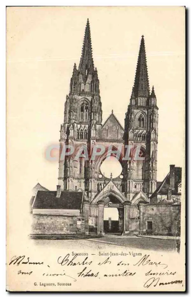 Catedral São João dos Vignes — Soissons — G. Laguierre - Frente