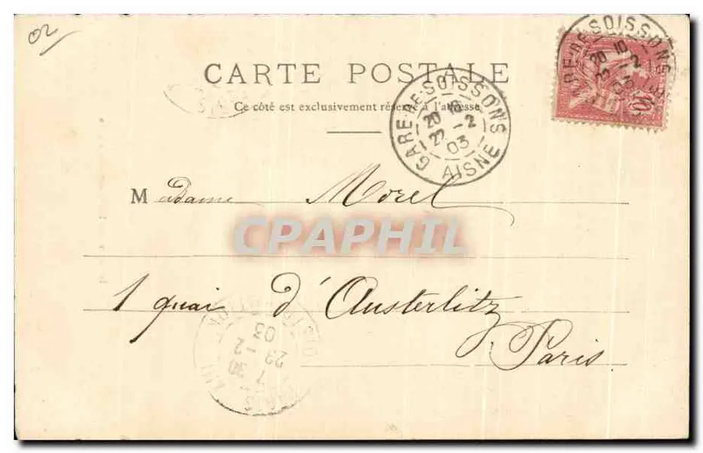 Catedral São João dos Vignes — Soissons — G. Laguierre - Verso