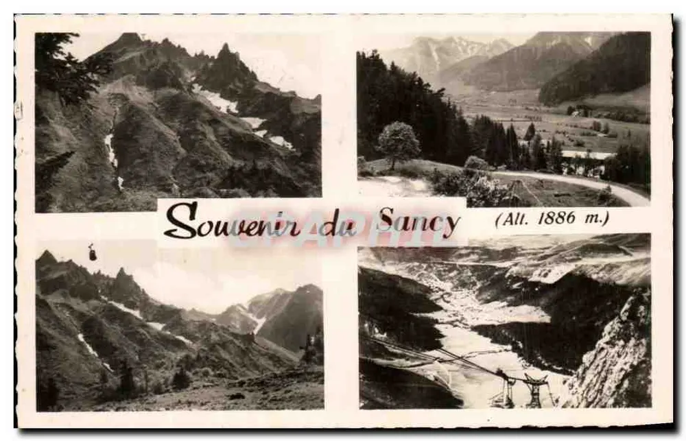 Sancy — Lembrete do Sancy (Alt. 1886 m.) — editor desconhecido, n° de série 183 - Frente