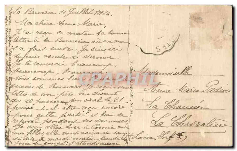 La Bernerie (Loire-Inf.) — L'Église — éditeur millie - Verso