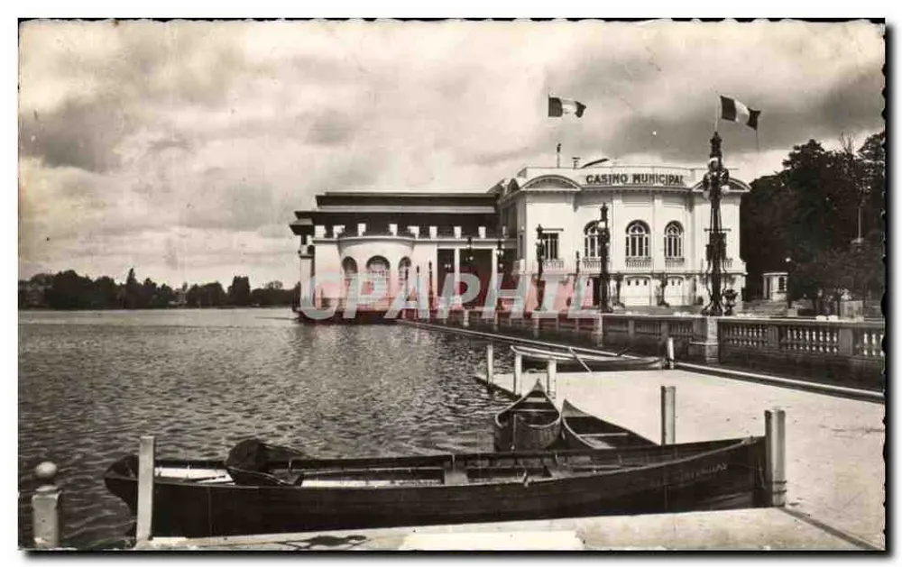 Casino Municipal — vista do lago — editor A.C. 7 Enghièn-les-Bains - Frente