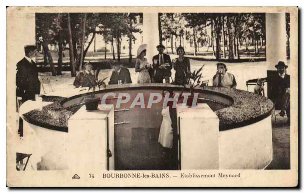 Bourbonne-les-Bains — Établissement Meynard — n°74 - Voorkant