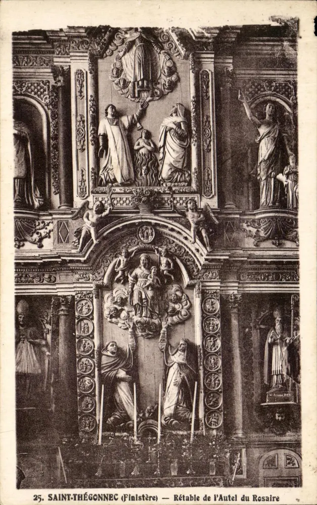 Saint-Thégonnec — Rétable de l'Autel du Rosaire — Éditeur : Nédeec - Vorderseite