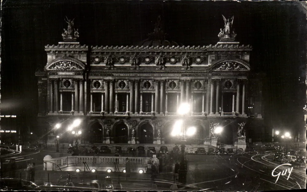 Paris und seine Wunder — Das Opernhaus bei Nacht (1882-1875) — Verlag GUY - Vorderseite