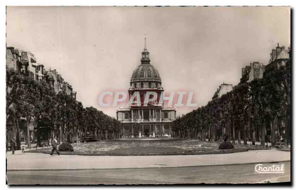 Paris — Der Dôme der Invaliden und die Avenue de Breteuil — Chantal - Vorderseite