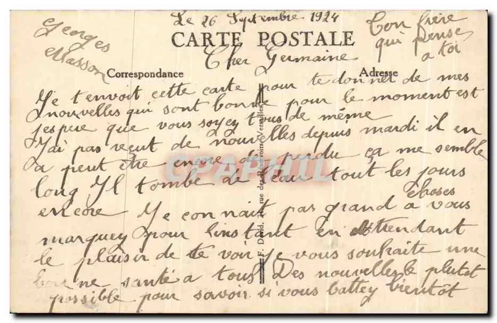 Versailles — Galleria delle Battaglie — Editore B.D. n°41 - Verso