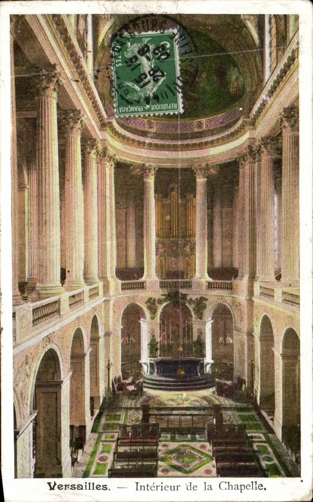 Versalhes — Interior da Capela — Editor não visível - Frente