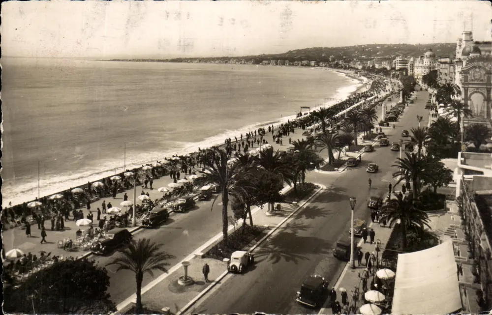 Die Côte d'Azur — Promenade des Anglais, Nice — L'Opérette, Cie. Éditeur-Photographe Interdite - Vorderseite