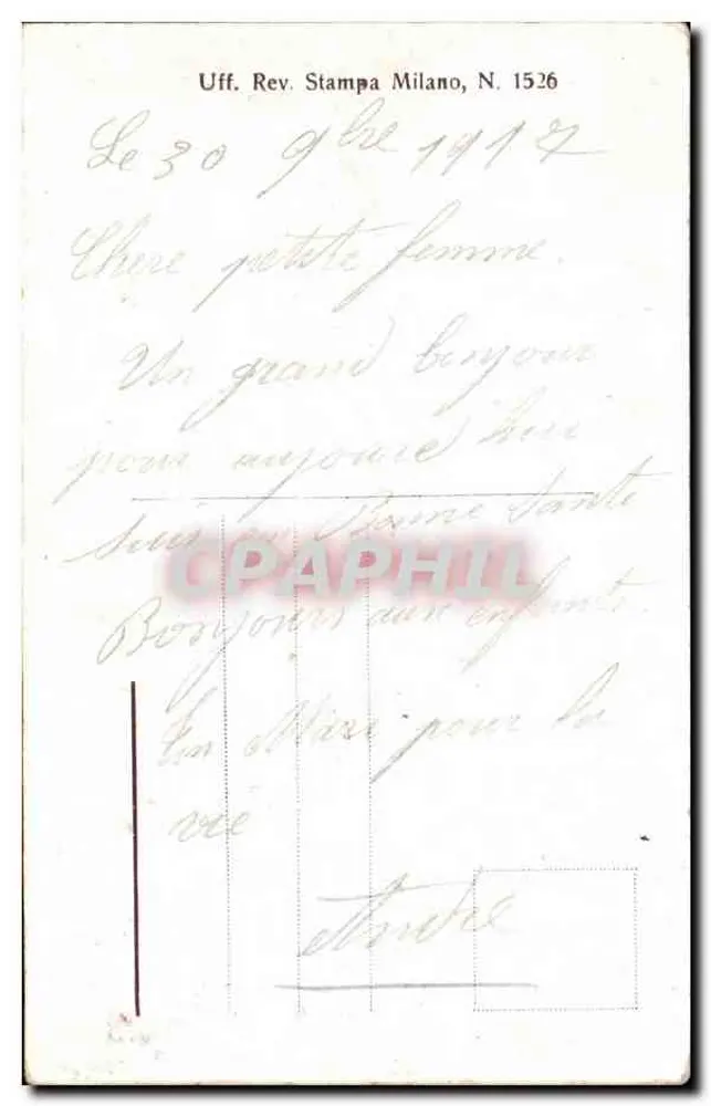Verona — Piazza Vitt. Emanuele — Uff. Rev. Stampa Milano, N. 1526 - Verso