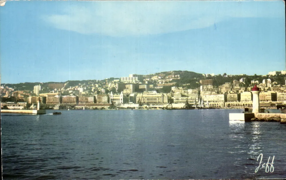 Algerien – Allgemeiner Blick auf den Hafen – Éditions JEFF, n°1002 - Vorderseite