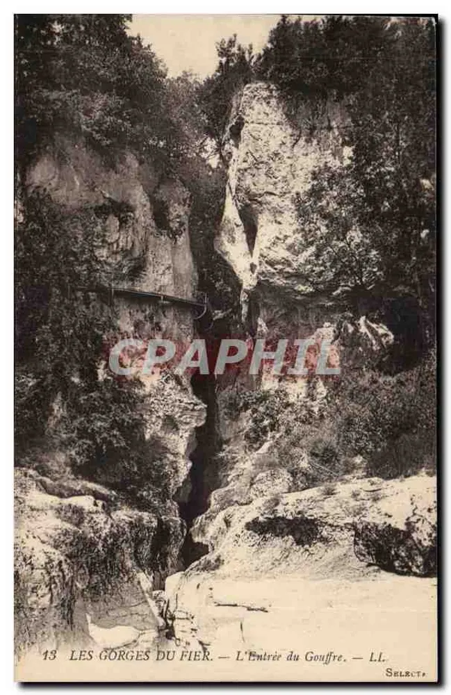 Die Gorges du Fier — Der Eingang zum Gouffre — Selrot - Vorderseite