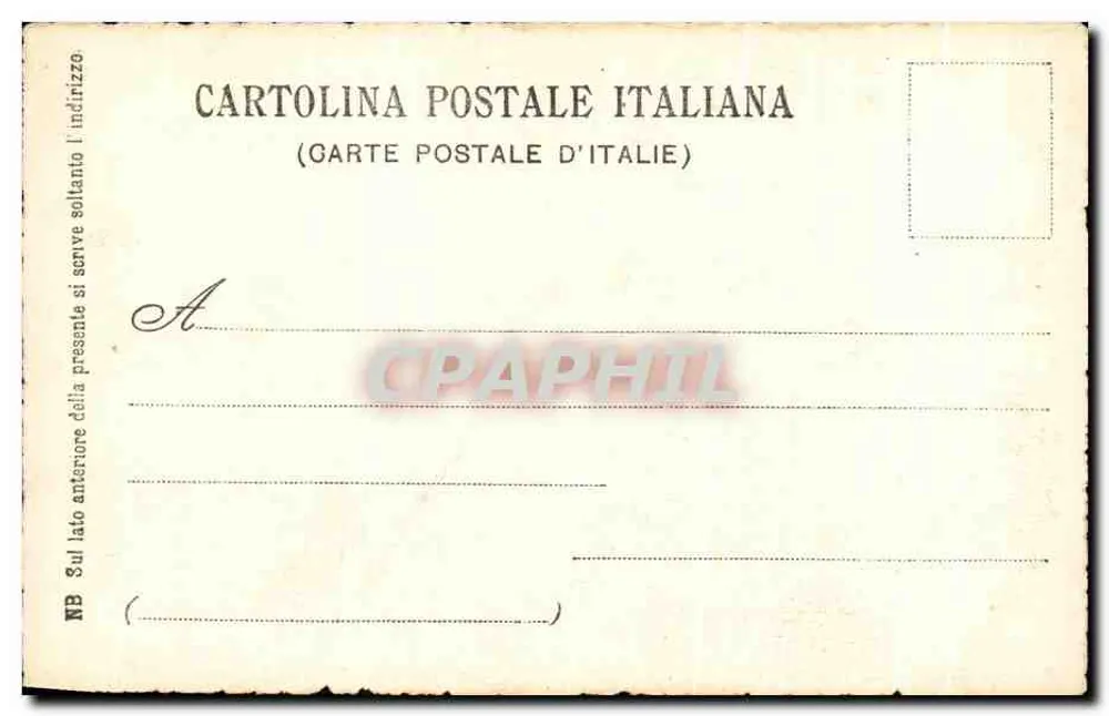 Roma - Basílica de S. João no Laterano — editor Cartolina Postale Italiana - Verso