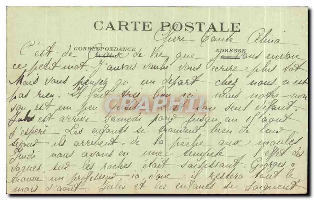 Croix-de-Vie — La Roche Percée bei Ebbe — Nouvelles Galeries, n°15 - Rückseite