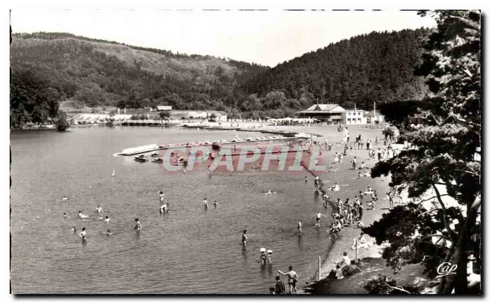 L'Auvergne - Lac Chambon — Die Strand — Réal-Photo - Vorderseite