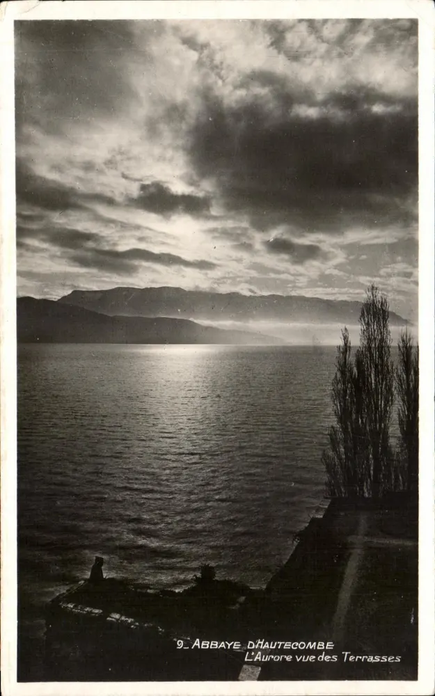 Abtei Hautecombe — Der Morgen vom Terrassenblick — n°9 - Vorderseite