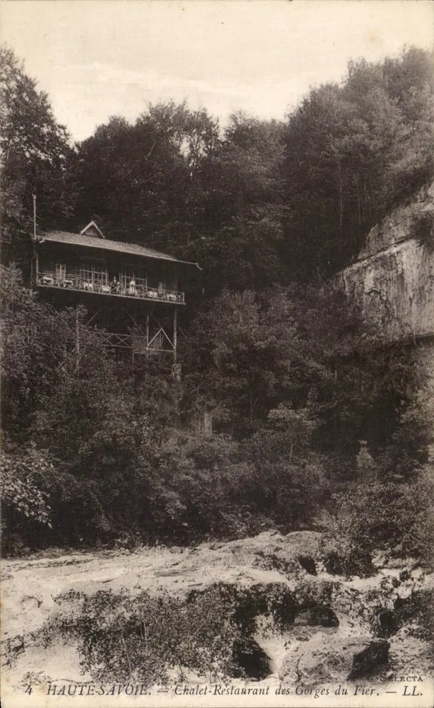 Haute-Savoie — Chalet-Restaurant der Gorges du Fier — LL. — Verleger: SELECTA - Vorderseite