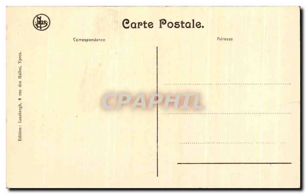 Sala Échevinales — Lareira — Iepres - Verso