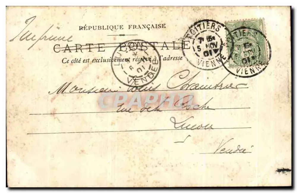 Poitiers — 17 — Der Botanische Garten — C. Gallet & Cie, n°17 - Rückseite