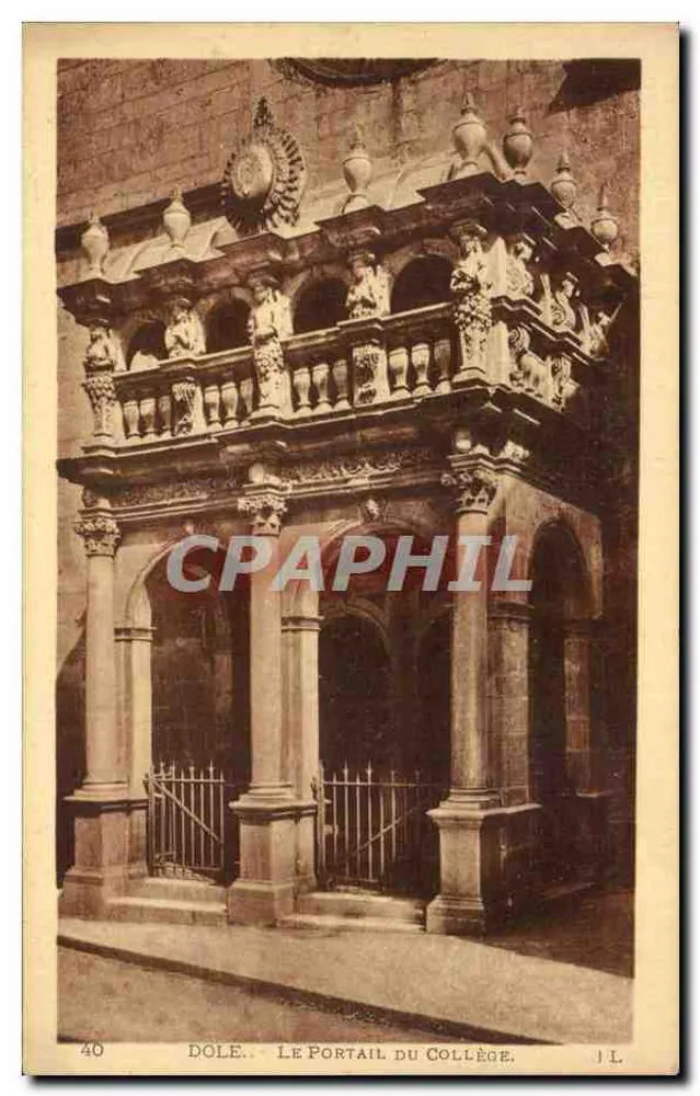 Dole — Het Portaal van het College — J.L. n°40 - Voorkant