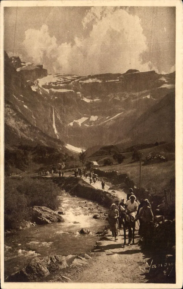 Gavarnie — Retorno do Circo — Editor Janou, n° 226 - Frente