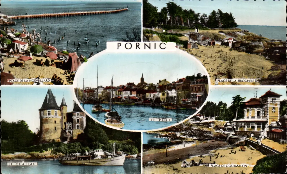 Pornic — Vista panorâmica — Éditions Nozaïs, n°46 - Frente