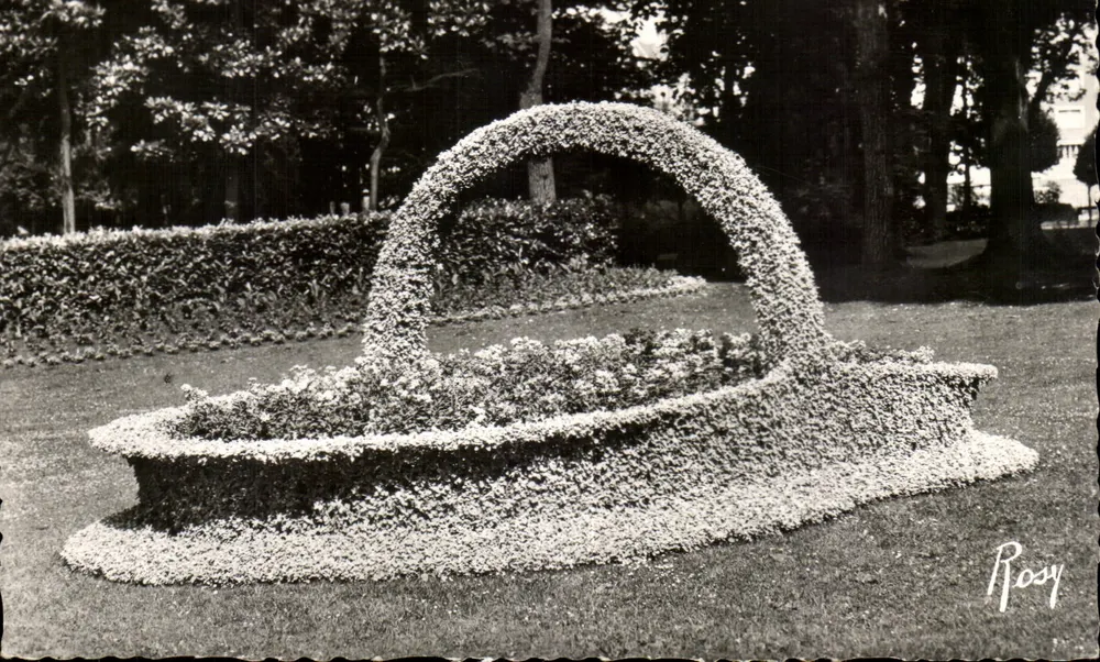 Die Korbform des Jardin des Plantes — Nantes — Verlag F. Chapeau - Vorderseite