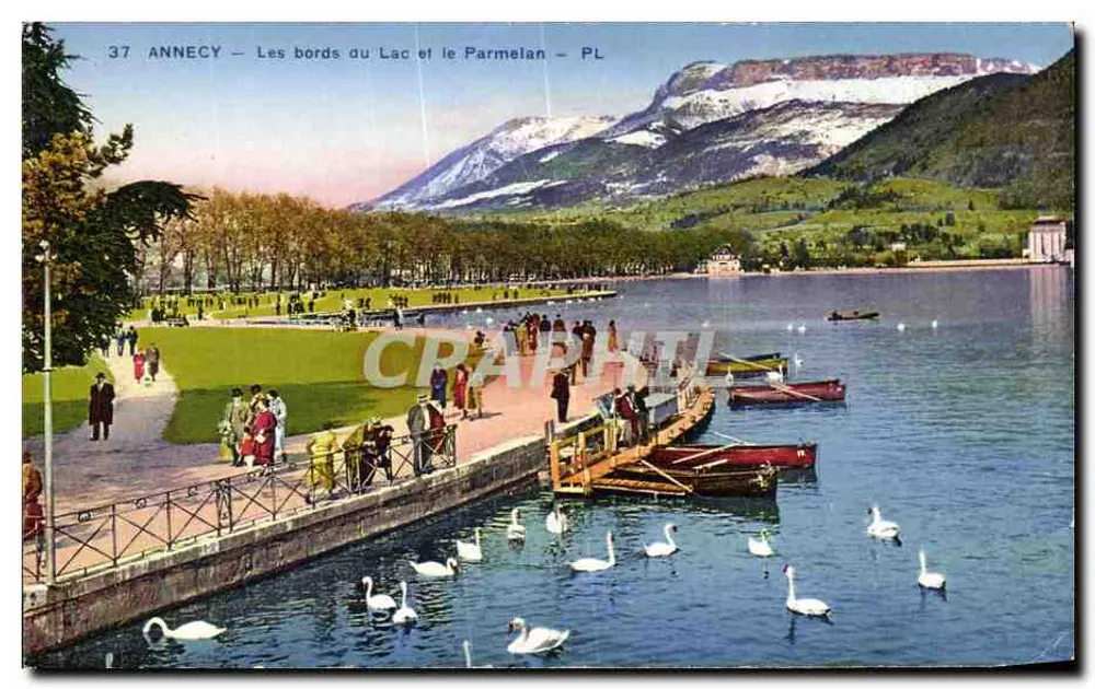 Annecy — Die Ufer des Sees und der Parmelan — PL - Vorderseite