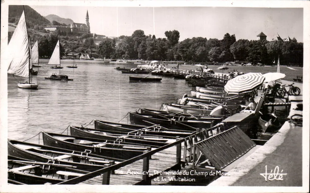 Annecy — Promenade du Champ de Mars et la Visitation — Éditions Léon Blanc - Vorderseite
