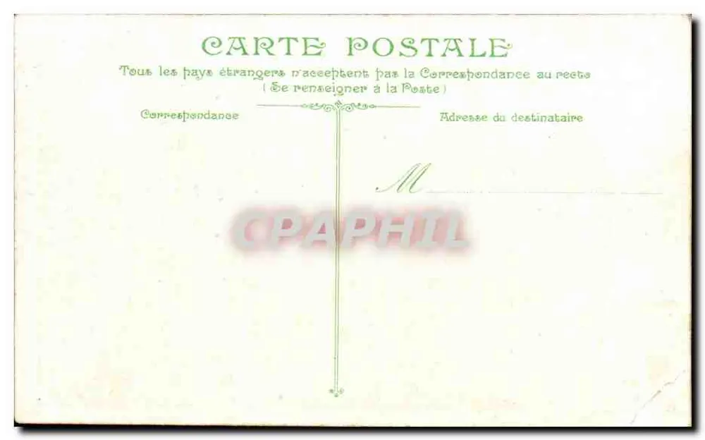 Fontainebleau — A Escada em Forma de Cavalo — cartão postal n°3 - Verso