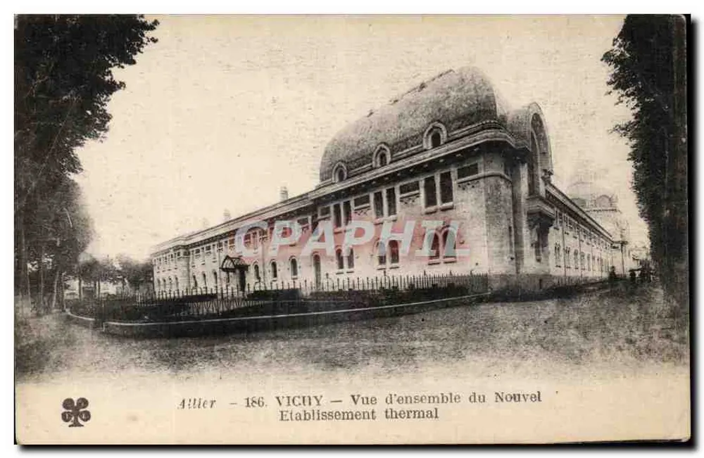 Vicqy — Übersicht des neuen Thermalbades — Atelier 186 - Vorderseite