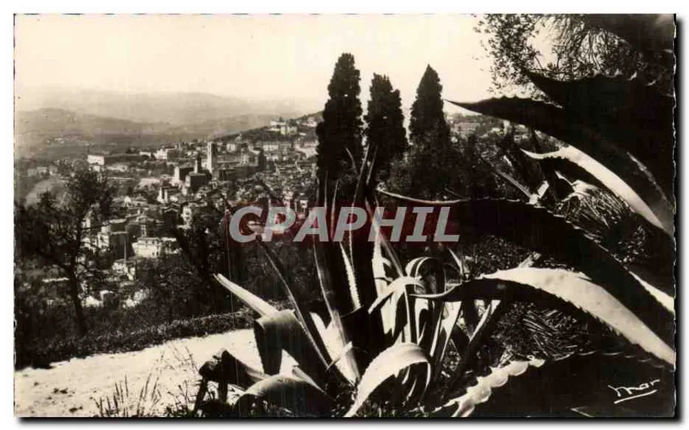 Grasse - A Costa do Azul — Vista Geral — Fotografia Verdadeira - Frente