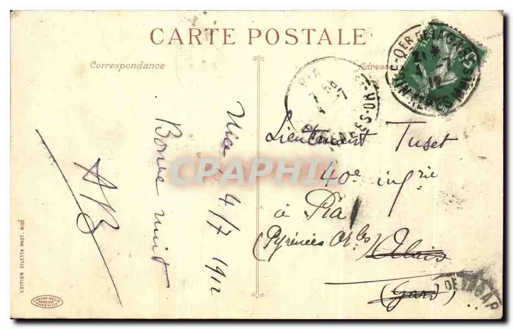 Côte-d'Azur — Vue aérienne de Nice à Menton — Édition Silecta Phot-Nice - Reverso
